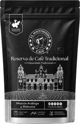 Bolsa de 250 g de Reserva de Café Tradicional.